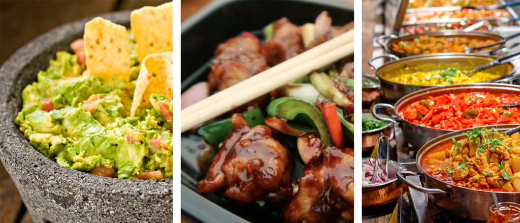 Global cuisine on sale