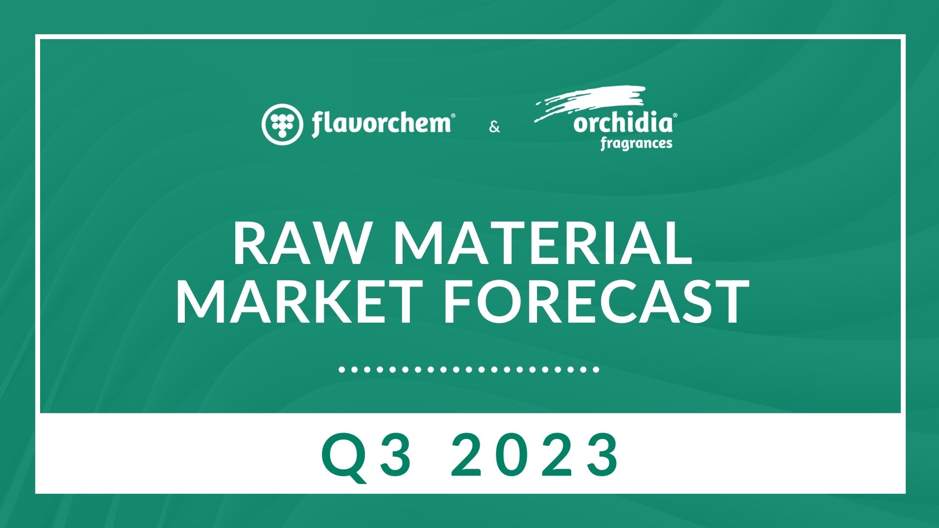 Raw Material Forecast Flavorchem